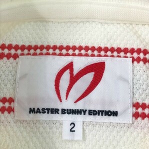 【1円】MASTER BUNNY EDITION マスターバニーエディション 半袖ポロシャツ ボーダー柄 ホワイト系 2 [240101096125] レディースの画像5