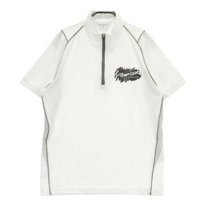 【1円】LANVIN SPORT ランバン スポール ハーフジップ 半袖Tシャツ ホワイト系 38 [240001875767] レディースの画像1