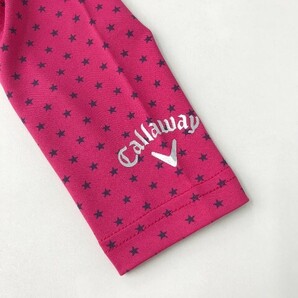 【1円】【新品】CALLAWAY キャロウェイ ハイネック 長袖 インナーTシャツ 星柄 ピンク系 S [240101062798] レディースの画像4