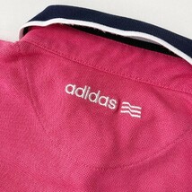 【1円】ADIDAS GOLF アディダスゴルフ 半袖ポロシャツ ピンク系 L [240101072276] レディース_画像5