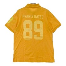 【1円】PEARLY GATES パーリーゲイツ 053-260633 半袖ポロシャツ オレンジ系 4 [240101079672] メンズ_画像2