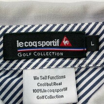 【1円】LE COQ GOLF ルコックゴルフ 半袖ポロシャツ グレー系 L [240101079952] メンズ_画像3