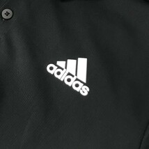 【1円】ADIDAS GOLF アディダスゴルフ GM2134 半袖ポロシャツ ブラック系 O [240101081503] メンズ_画像3