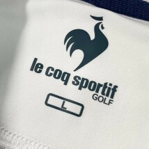 【1円】LE COQ GOLF ルコックゴルフ 2022年モデル 半袖ポロシャツ ホワイト系 L [240101082910] レディース_画像5