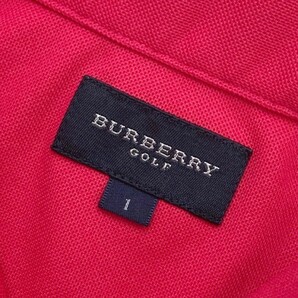 【1円】BURBERRY GOLF バーバリーゴルフ 半袖ポロシャツ ワッペン ピンク系 1 [240101092004] レディースの画像4