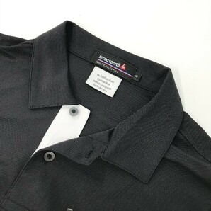 【1円】LE COQ GOLF ルコックゴルフ 半袖ポロシャツ ブラック系 M [240101099043] メンズの画像3