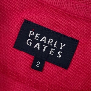 【1円】PEARLY GATES パーリーゲイツ 055-7260992 半袖ポロシャツ ニコちゃん ピンク系 2 [240101100673] レディースの画像6