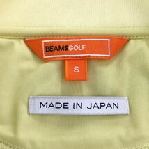 BEAMS GOLF ビームスゴルフ ジップ ジャケット イエロー系 S [240001835899] ゴルフウェア レディース_画像4