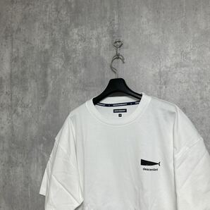 DESCENDANT クジラプリント Tシャツ 3 半袖 白 ホワイト ディセンダントの画像3