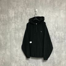 WTAPS 23AW SEAL / HOODY / POLY. LEAGUE 232ATDT-CSM31 04 ブラック パーカー ハーフジップ ダブルタップス _画像2