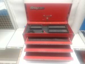 【店頭での受け渡し】【中古品】Snap-on(スナップオン) トップチェスト 鍵付 レッド KRA2053K　IT6TNYK5RKV0