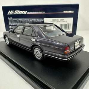 中古品 1/43 ハイストーリー 状態抜群！！ 日産 シーマ Type Ⅲ LIMITED L 1991 パープリッシュグレー の画像3