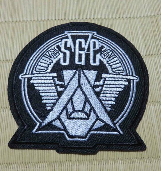 黒白銀SGC■新品stargate command スターゲイト SG-1スターゲイトコマンド　刺繍ワッペン　アメリカ　SF　TVドラマ■サバゲー・ミリタリー