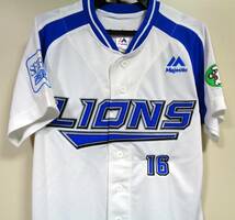 2004-07白S古着マジェスティックMajestic西武ライオンズSEIBU LIONSライオンズクラシック2018菊池１６番ホーム復刻ユニフォーム◆球場観戦_画像2