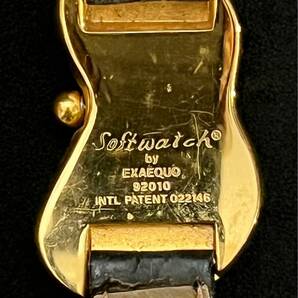 0001-0365 1円出品 時計 腕時計 SALVADOR DALI サルバドール ダリ Soft watch ソフトウォッチ EXAEQUO 92010 クォーツ 不動品 稼動未確認の画像5