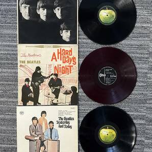 0000-0312 1円出品 レコード ビートルズ Meet The Beatles AR-8026 A Hard Days Night OP-7123 Yesterday And Today AP-80061 おまとめ 3点の画像1