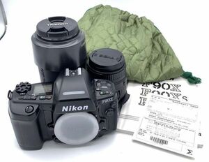 0u1k44E031 【動作品】Nikon F90X 本体 / SIGMA AF 28-80mm F3.5-5.6 MACRO/ TAMRON AF 70-300mm F4-5.6 LD TELE-MACRO レンズ ニコン用