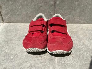 アシックス　asics スニーカー 赤　18cm