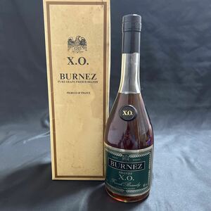 BURNEZ X.O バーニーズ ブランデー 古酒 未開栓 箱付 