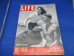 LIFE ライフ アメリカ 雑誌 グラフ雑誌 ビンテージ/ジャンクジャーナル/女優 1949年7月18日 72ページ ●汚れ多数有/壊れ／傷み　12415