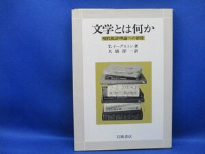 文学とは何か―現代批評理論への招待　イーグルトン　　大橋洋一　岩波　92023