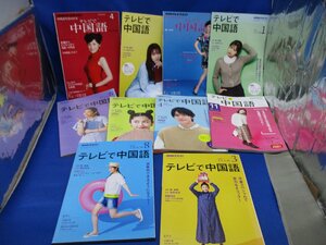 「NHKテキスト　テレビで中国語　2011年 ～2021年 10冊セット 佐野ひなこ　藤原紀香　120121