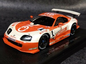 エブロ P-4 1/43 au セルモ スープラ 2002年 JGTC 参戦車仕様