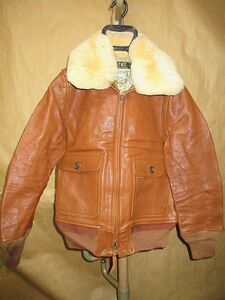 TMT 11AW G-1 collar boa go-to leather flight jacket S