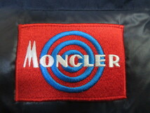 モンクレール　MONCLER WILSON 　 フォックス　ファー　ロゴ　ワッペン　ダウン　ジャケット　ネイビー 152　国内正規品_画像3