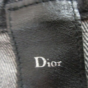 ディオールオム Dior homme 希少 03AW エディ期 old アーカイブ  ブラック デニム 28 国内正規品の画像4