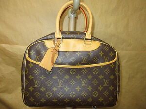 ルイヴィトン 　LOUIS VUITTON　ドーヴィル　VI0928 　 モノグラム ハンド　バッグ 本物　美品