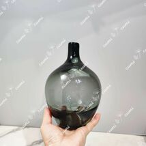 ブラック ガラス 花瓶 フラワーベース クリスタル インテリア おしゃれ 透明 クリア キラキラ 限定 一輪挿し 高級 おしゃれ 室内 _画像6