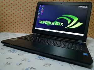 さくさく動くゲーミングノートPC [メモリ8G(即決時16G)/ SSD256GB+HDD1TB] G tune P650SE/FULLHD/Core i7/GTX970M/Windows11/Office/充電器