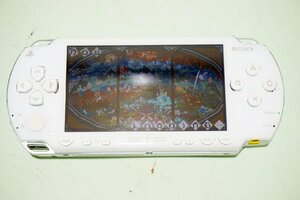 【質Banana】中古・動作品!!! SONY/ソニー ポータブルゲーム機 PSP1000 ホワイト 通電・簡易動作確認済み♪.。.:*・゜④