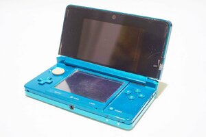 【質Banana】ジャンク!!! Nintendo/任天堂 3DS ポータブルゲーム機 コバルトブルー 部品取りに♪.。.:*・゜