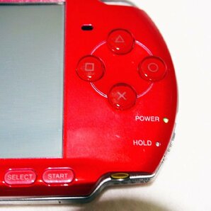 【質Banana】中古・動作品!!! SONY/ソニー ポータブルゲーム機 PSP3000 レッド 通電・簡易動作確認済み♪.。.:*・゜④の画像4