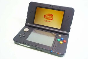 【質Banana】中古・簡易動作確認済み品!! Nintendo/任天堂 New3DS ポータブルゲーム機 ブラック 現状渡し♪.。.:*・゜①