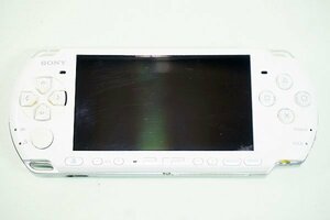 【質Banana】ジャンク品!!! SONY/ソニー ポータブルゲーム機 PSP3000 ホワイト 2GBメモリーカード付 部品取りに♪.。.:*・゜③