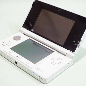 【質Banana】中古・簡易動作確認済み品!!!Nintendo/任天堂 3DS ポータブルゲーム機 ホワイト 現状渡し⑤の画像1