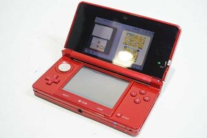 【質Banana】ジャンク!!! Nintendo/任天堂 3DS ポータブルゲーム機 レッド 部品取りに♪.。.:*・゜