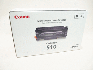 【質Banana】新品 Canon/キャノン CRG-510 Cartridge510 純正カートリッジ A4用紙5％印字 約6000枚 [LBP3410] 期限切れ♪