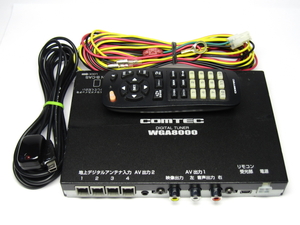 * used Comtec WGA8000 terrestrial digital broadcasting tuner Full seg 4×4 remote control COMTEC*