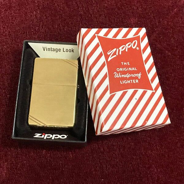 ZIPPO ジッポ オイルライター USA製 ゴールド 真鍮 1930年代のレプリカ