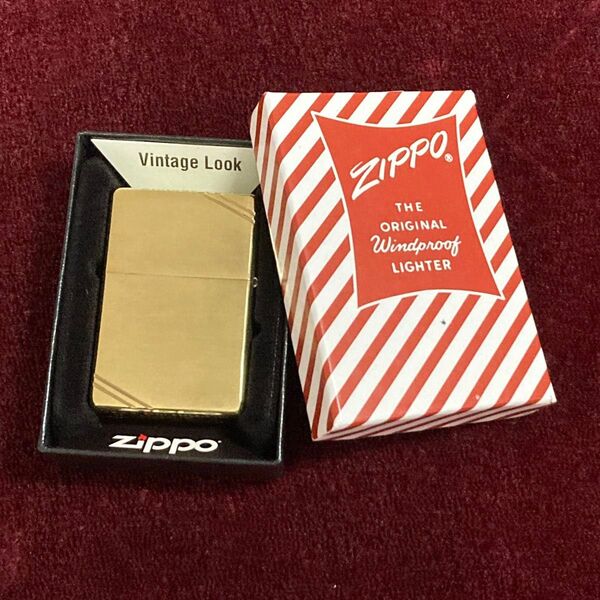 ZIPPO ジッポ オイルライター USA製 ゴールド 真鍮　1930年代のレプリカ