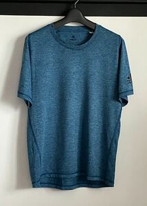 ★送料無料！正規 adidasアディダス FREELIFT CLIMALITE 半袖Tシャツ　ブルー★M