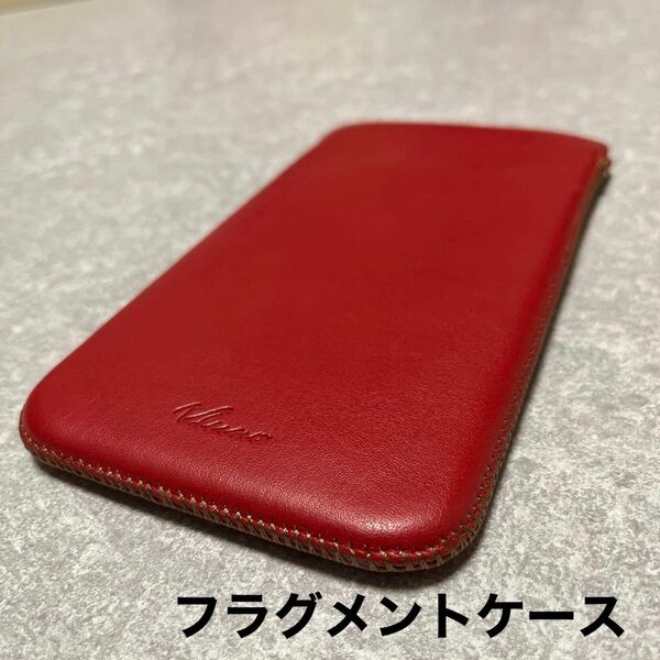 美品　vluno ソフトタイプ　スマホ　メガネ　小物入れ　フラグメントケース　フェイクレザー