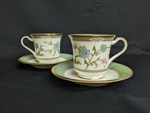 未使用保管品 Noritake ノリタケ YOSHINO ヨシノ カップ＆ソーサー ペア ボーンチャイナ ソーサー径約15cm_画像2