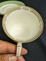 未使用保管品 Noritake ノリタケ YOSHINO ヨシノ カップ＆ソーサー ペア ボーンチャイナ ソーサー径約15cm_画像6