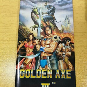 MD 美品【ゴールデンアックスⅢ 3 GOLDEN AXE】箱 取扱説明書 ソフト付き『セガ メガドライブ』ゴールデン アックス SEGAの画像2