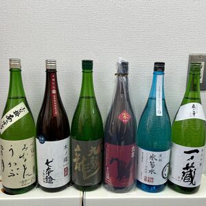 B7　決算セール一升瓶6本　各蔵の最新詰め又は飲み頃のお酒　